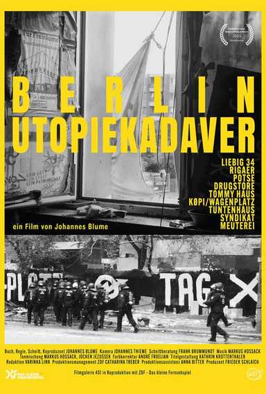 Filmplakat Berlin Utopiekadaver