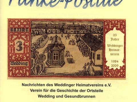 Titelblatt "Panke-Postille. Nachrichten des Weddinger Heimatvereins e.V."