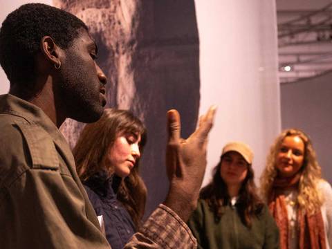 Führung für Studierende in der James-Simon-Galerie