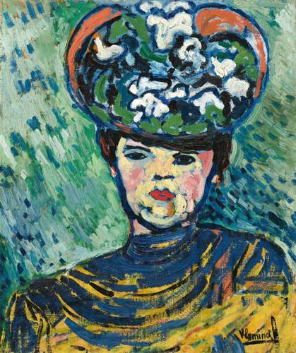 Maurice de Vlaminck, Frau mit Hut, 1905