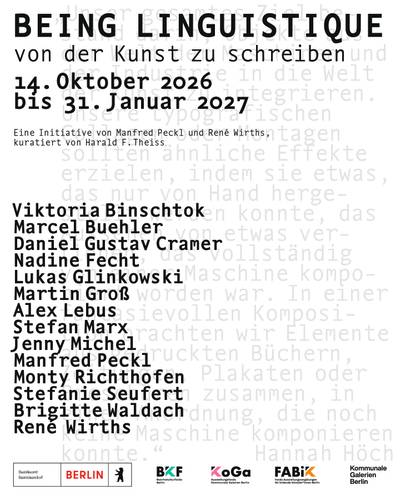 BEING LINGUISTIQUE – von der Kunst zu schreiben – BEING LINGUISTIQUE – von der Kunst zu schreiben