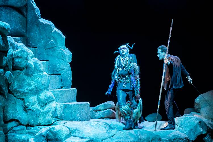 Parsifal – Thomas Blondelle als Parsifal, Joachim Goltz als Klingsor Bettina Stöß