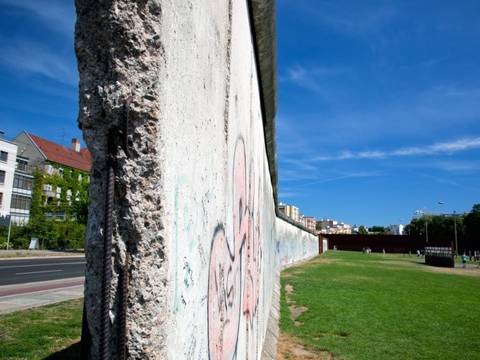 Die Berliner Mauer.
