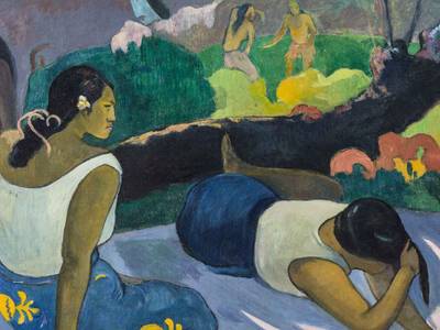 Paul Gauguin (1848-1903), Arearea no Varua Ino. The Amusement of the Evil Spirit, 1894