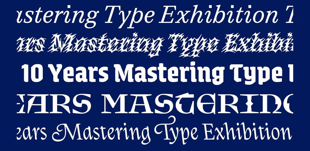 Mastering Type Exhibition 2026