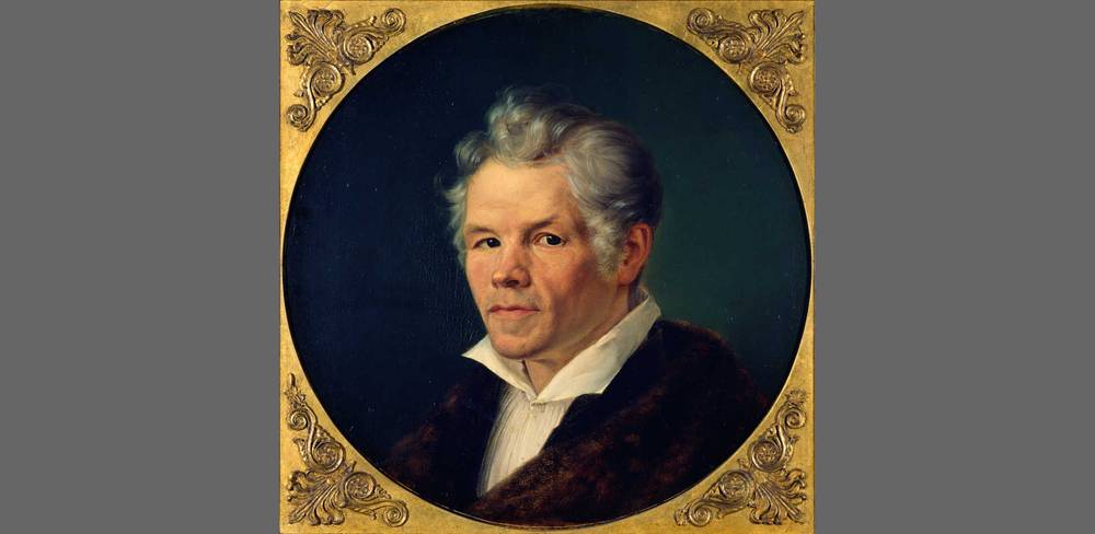 Carl Friedrich Ludwig Schmid, Bildnis Karl Friedrich Schinkel, 1832, Öl auf Leinwand