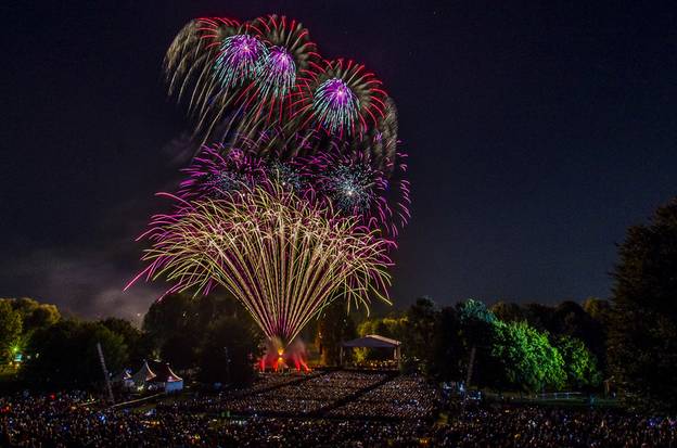 Feuerblumen und Klassik Open Air im Britzer Garten ...