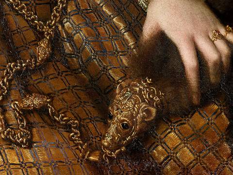 Sofonisba Anguissola, Bianca Ponzoni Anguissola (Detail), 1557