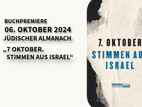 Cover Buchpremiere 7. Oktober - Stimmern aus Israel