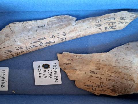 Chinesische Orakelknochen aus der Shang-Dynastie