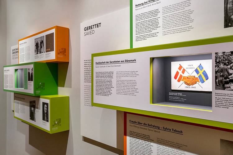 Gedenkstätte Stille Helden, Blick in die Dauerausstellung