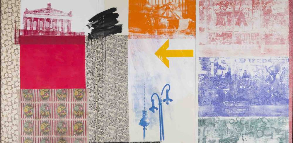 Robert Rauschenberg, German Stroll, Detail, 1990