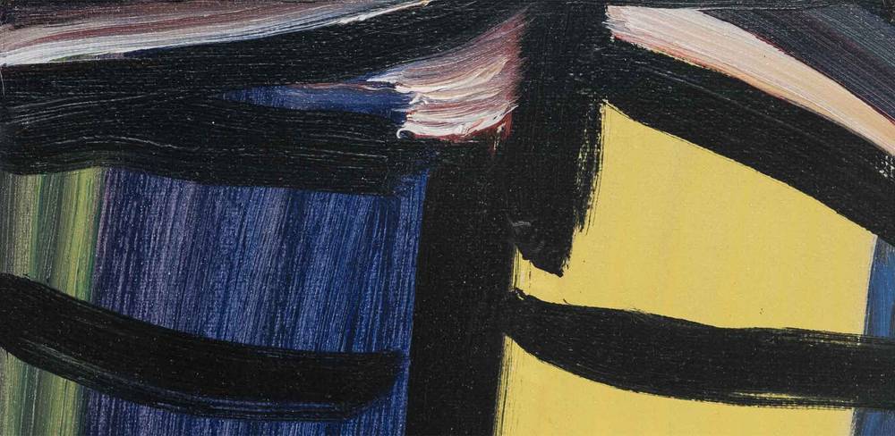 Alexej von Jawlensky, Große Meditation: Johannes der Täufer (XXVII, N.10, V), Detail, 1936