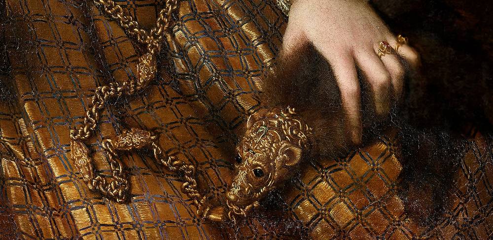 Sofonisba Anguissola, Bianca Ponzoni Anguissola (Detail), 1557