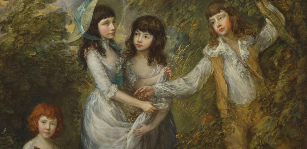 Thomas Gainsborough, Die Marsham-Kinder (Detail), 1787