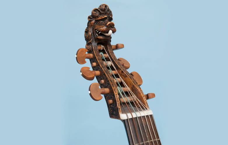 Gambe von Gregorius Karpp, Königsberg 1693 (Detail) – Gambe von Gregorius Karpp, Königsberg 1693 (Detail)