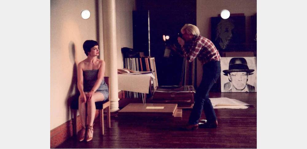 Fotosession Erika Hoffmann und Andy Warhol, Fotografie