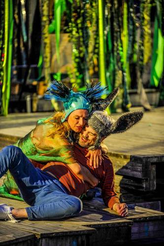 Globe Berlin: Ein Sommernachtstraum – Saskia v. Winterfeld, Uwe Neumann