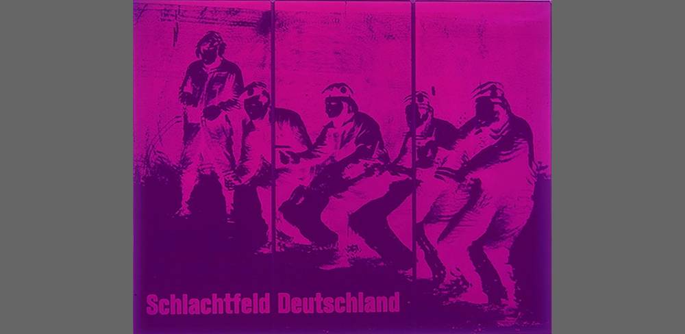 Katharina Sieverding, Schlachtfeld Deutschland, XI/78, 1978