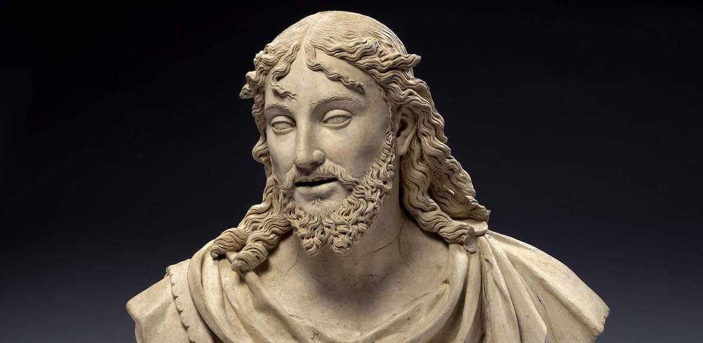 Antonio Begarelli (1499-1565), Jesus, Detail, 1520-1525 Keramik