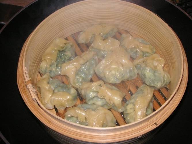 Dim Sum - Asiatisches Fingerfood, gewickelt und gerollt