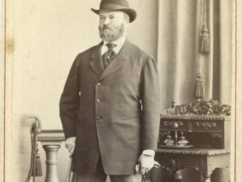 Emil Sello, Königlicher Hofgärtner am Neuen Palais, Carte de Visite – Carte de Visite von Emil Sello, Königlicher Hofgärtner am Neuen Palais
