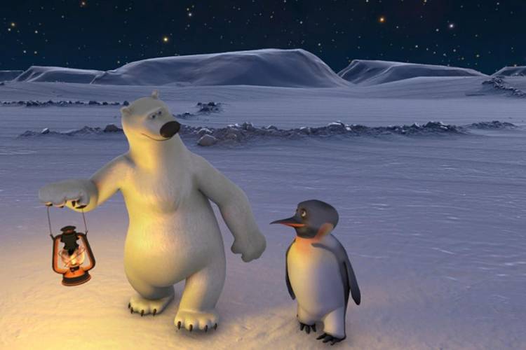 Polar bear and penguin – Polar bear and penguin © Saint-Etienne Planetarium Productions