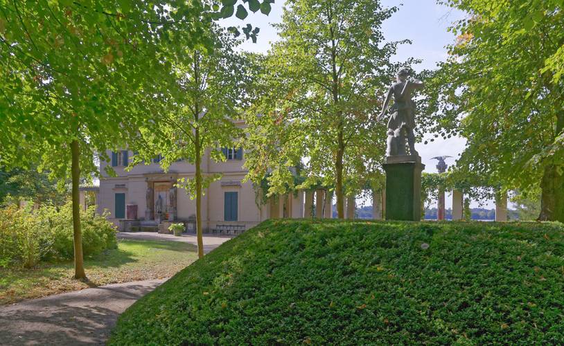 Park Glienicke, Blick auf das Casino – Park Glienicke, Blick auf das Casino