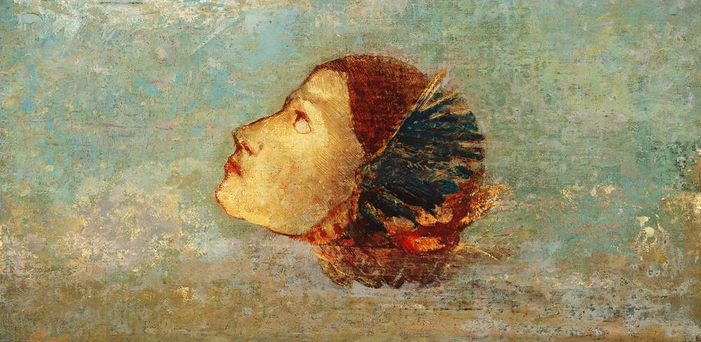 Odilon Redon: Hommage à Goya, um 1895, Staatliche Museen zu Berlin, Nationalgalerie CC NC-BY-SA