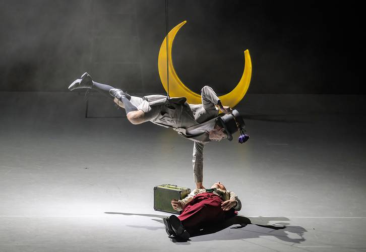 A Midsummer Night’s Dream – Jami Reid-Quarrell als Puck, Thomas Cilluffo als Lysander Bettina Stöß