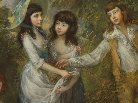Thomas Gainsborough, Die Marsham-Kinder (Detail), 1787