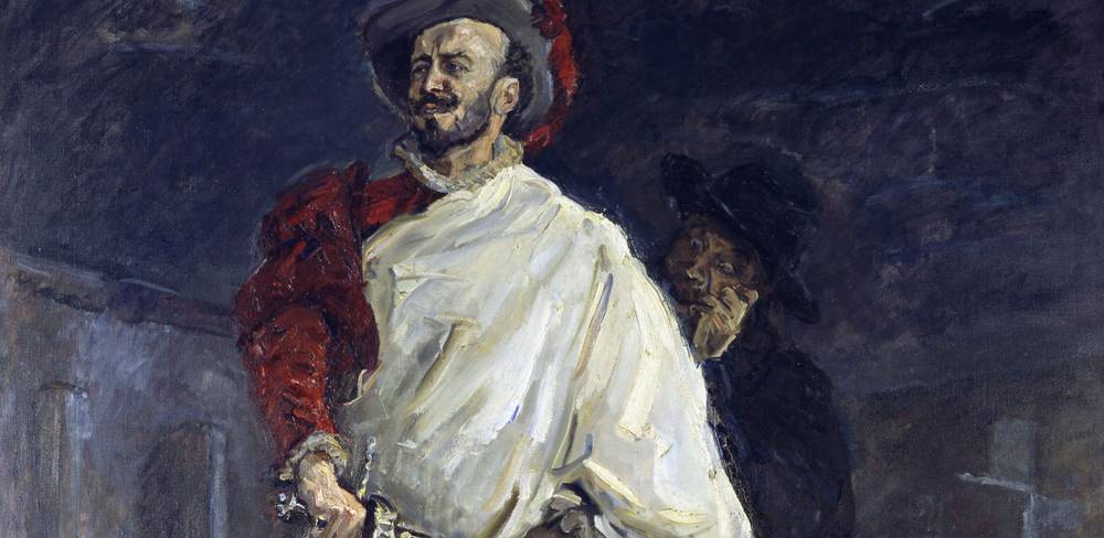 Max Slevogt, Der Sänger Francisco d'Andrade als Don Giovanni in Mozarts Oper, 1912