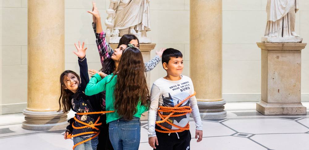 Workshop in der Rotunde des Alten Museums