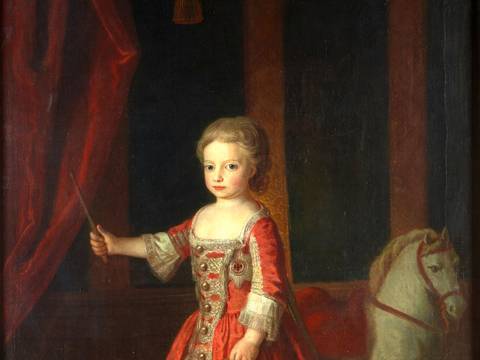 Friedrich Wilhelm Weidemann: Prinz Ludwig Karl Wilhelm von Preußen als Kind (1717-1719)