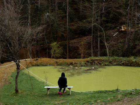View from Kris Voitkiv “Working Room” residency at Khata-Maysternya, Ukraine