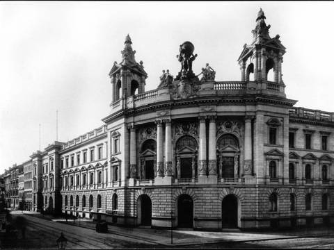 Historische Ansicht des Museums für Kommunikation Berlin – Ein wilhelminischer Eckbau