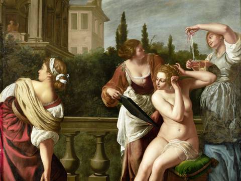 Artemisia Gentileschi: Bathseba im Bade – Artemisia Gentileschi: Bathseba im Bade