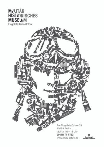 Plakat zur Ausstellung "Zwischenlandung"
