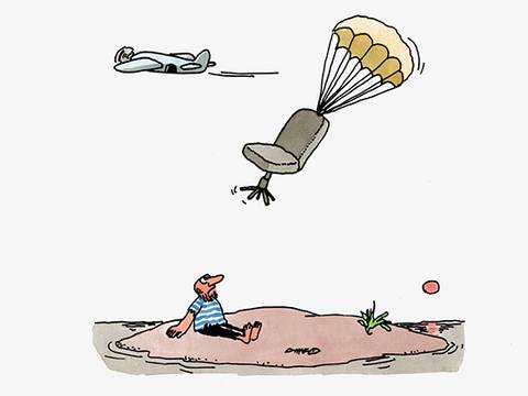 Karikatur von Heinz Jankofsky