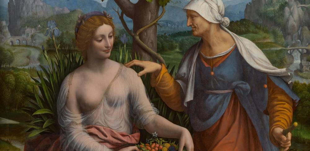 Francesco Melzi, Vertumnus und Pomona (Detail), 1518–1522