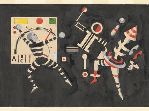 Kurt Schmidt, „Der Mann am Schaltbrett“, um 1924