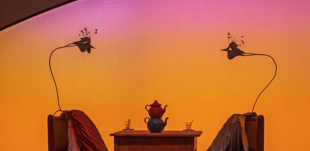 Ausstellungsansicht „Petrit Halilaj. An Opera Out of Time“, Hamburger Bahnhof – Nationalgalerie der Gegenwart, 11.9.2025 – 31.5.2026