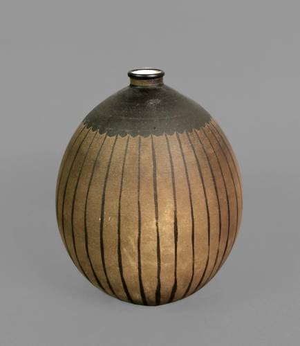 Vase von Hedwig Bollhagen (1907-2001), H 140mm, Marwitz, 1950er Jahre.