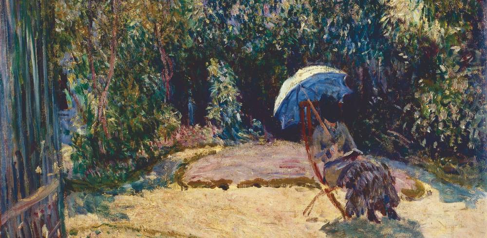 Alfred Sisley, Femme à l’ombrelle – Scène d’été, Sommersonne (Frau mit Sonnenschirm), 1883