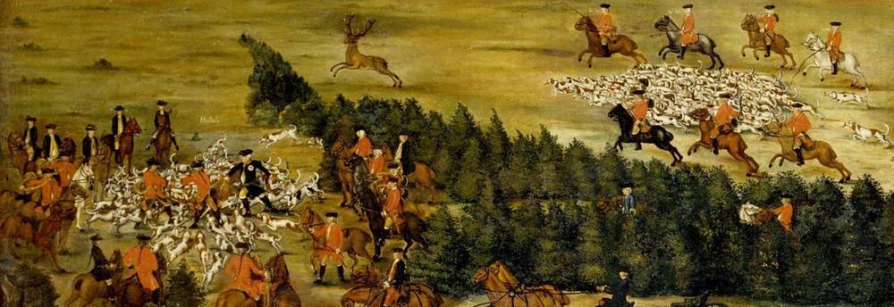 Friedrich I. bei der Jagd in Wusterhausen