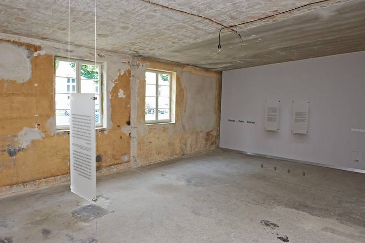 Eine ehem. Stube in Baracke 13 – Eine ehem. Stube in Baracke 13 © Dokumentationszentrum NS-Zwangsarbeit, Foto: Matthias Steffen