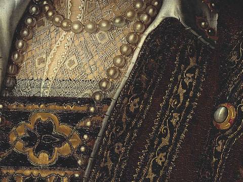 Alessandro Allori, Eleonora von Toledo (Herzogin von Toskana), Detail, 1560–1562