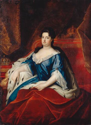 Friedrich Wilhelm Weidemann: Königin Sophie Charlotte von Preußen (1668-1705) – Porträt der Königin Sophie Charlotte von Preußen (1668-1705) von Friedrich Wilhelm Weidemann