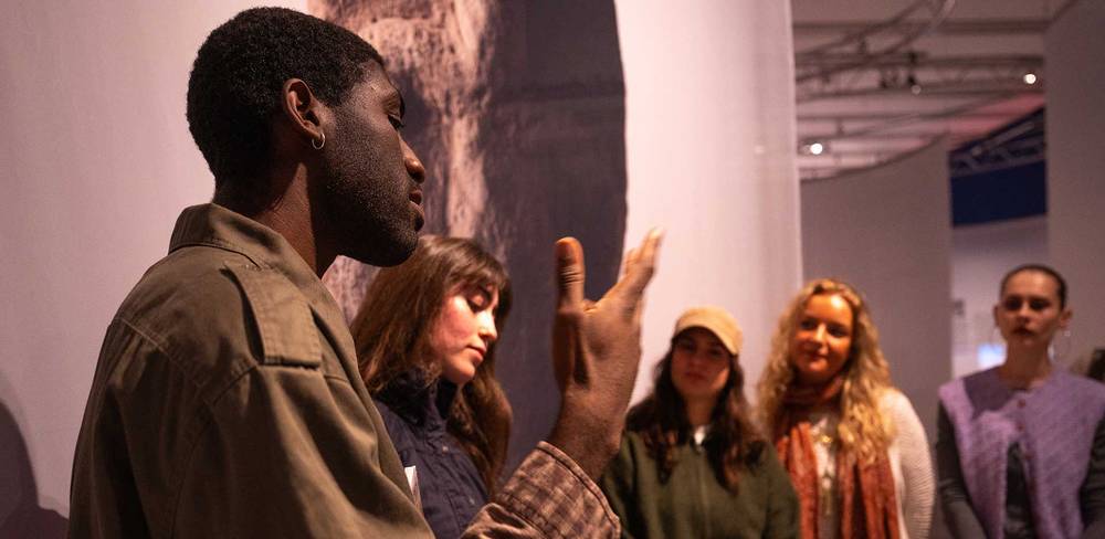 Führung für Studierende in der James-Simon-Galerie