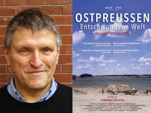 Preisverleihung Georg-Dehio-Kulturpreis 2026 – Portrait und Filmplakat mit Landschaft